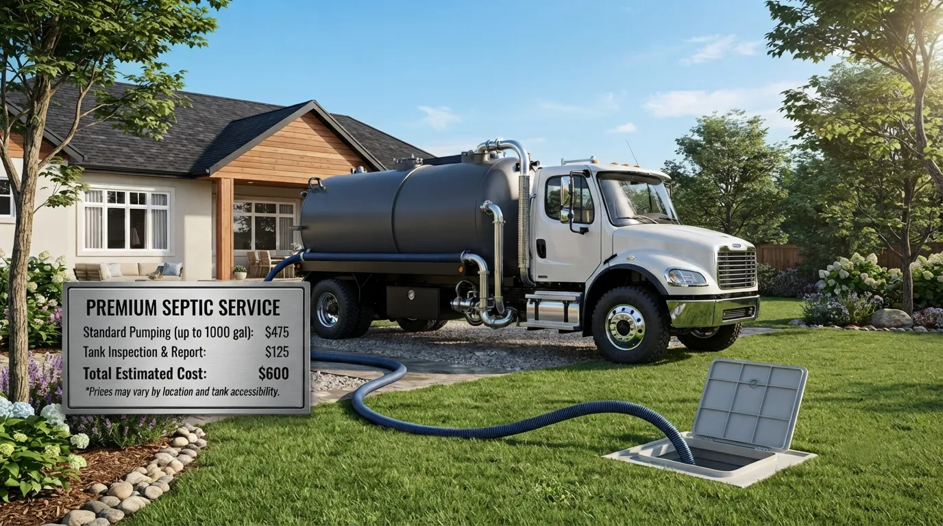 Septic Tank Pumping Cost in Medford, MA